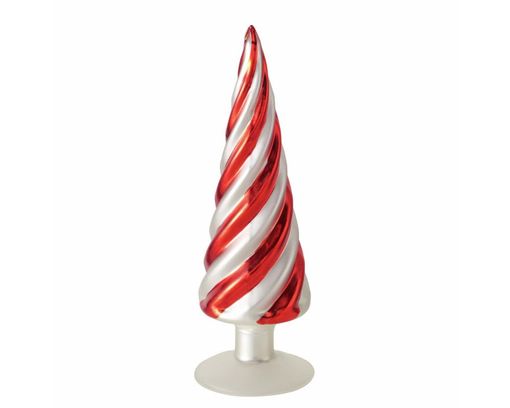 Deko-Weihnachtsbaum "Dalio", ca. 25 cm - Rot/Weiß - 1