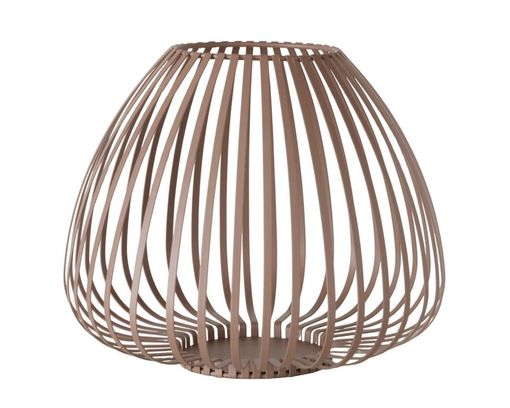 Windlicht "Celine", rund, ca. 20,5 cm hoch - Braun - 1