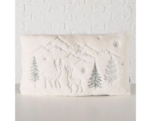 Kissen "Snowkiss", ca. 50x30 cm - Creme - 1