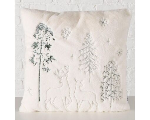 Kissen "Snowkiss", ca. 45x45 cm - Creme - 1