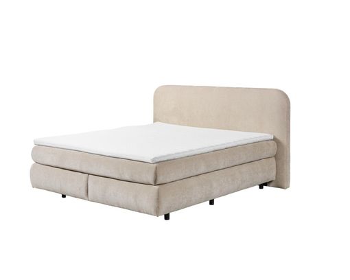 Boxspringbett "Erlangen", ca. 180x200 cm - Beige - 1