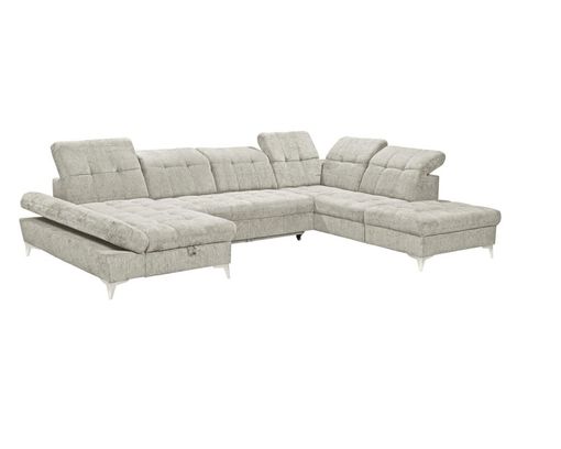 Wohnlandschaft "Erfurt", ca. 348.245 cm - Ravello 01 Ivory - 3