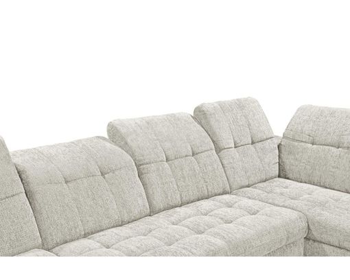 Wohnlandschaft "Erfurt", ca. 348.245 cm - Ravello 01 Ivory - 4