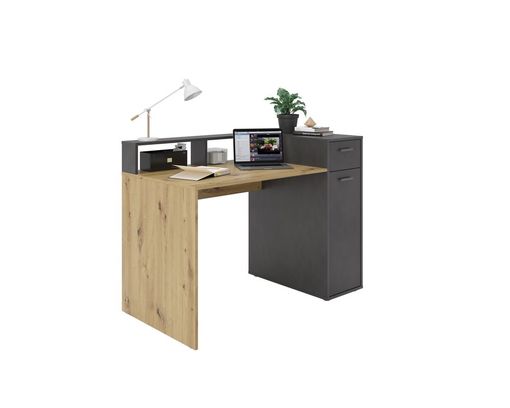 Schreibtisch "Finja" ca. 120x65 cm - Artisan Eiche/ Matera - 1