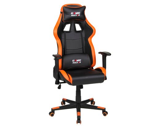 Gaming-Stuhl G4ME ROCK3R G10 11335 - schwarz orange - 1