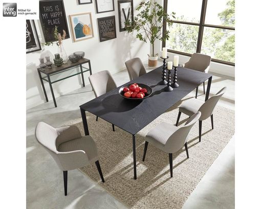 Interliving 5110 Esstisch - Schwarz - 3