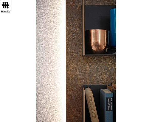Anbauwand  "Skaagen" Musterring Balkeneiche Natur/Lack anthrazit - braun/anthrazit - 8