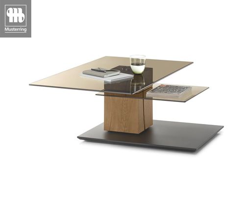 Musterring Couchtisch "Trevio", 7250, mit drehbarer Tischplatte - Braun/Anthrazit - 4