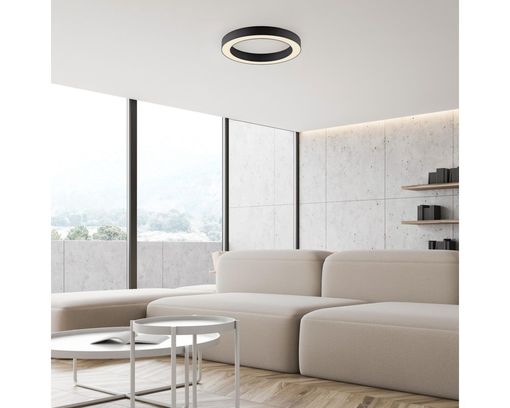 LED-Deckenleuchte "Pure Lines", dimmbar, schwarz - Graphite - 2