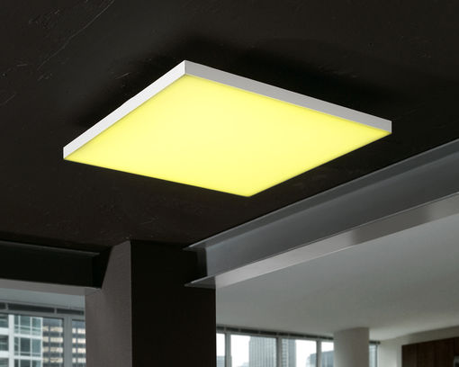 LED-Deckenleuchte "Q-Frameless" Dimmbar, App-Steuerung - Weiß - 3