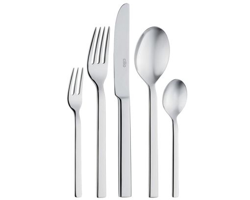 30-teiliges Besteckset "Venezia", Edelstahl - Silber - 1