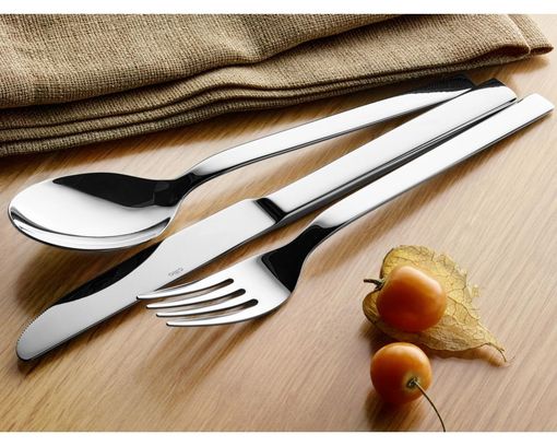 30-teiliges Besteckset "Venezia", Edelstahl - Silber - 3