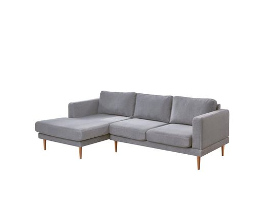 Ecksofa "Skyla" - Silber - 1