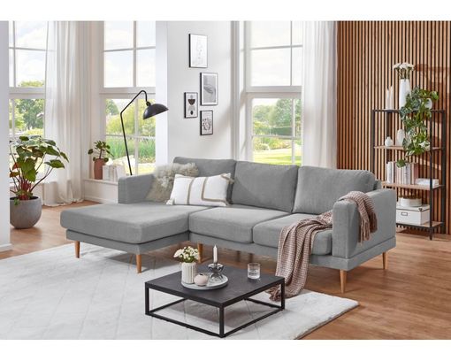 Ecksofa "Skyla" - Silber - 2