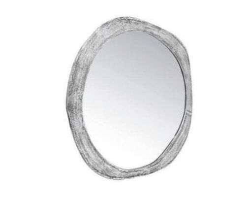Dekospiegel "Mumbai", oval - Silber - 1