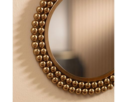 Dekospiegel "Memmingen", gold, rund - Gold - 2