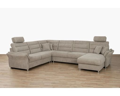 Wohnlandschaft "Markus", leger - Grau/Beige - 1