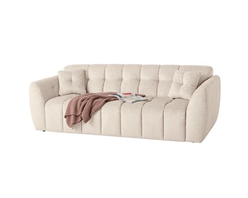 3er-Sofa "Melbourne", leger, inkl. Zierkissen - Beige - 1