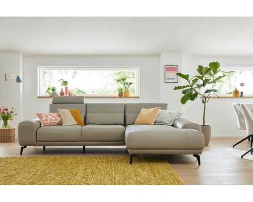 Musterring Wohnlandschaft 290, besonders leger, Leder - Vivre alu - 1