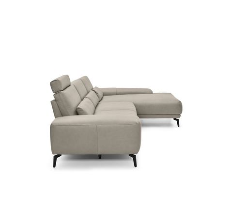 Musterring Wohnlandschaft 290, besonders leger, Leder - Vivre alu - 4