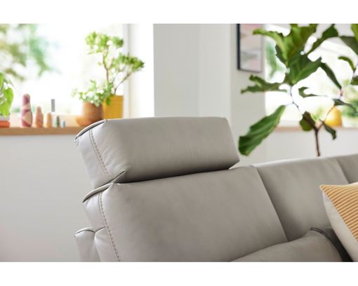 Musterring Wohnlandschaft 290, besonders leger, Leder - Vivre alu - 10