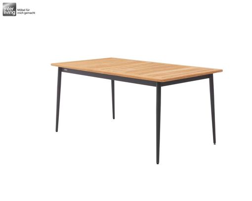 Interliving Tisch 7001, Platte Teak - Natur / Anthrazit - 3