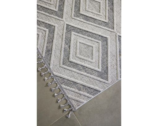 Interliving Outdoorteppich G8010 Raute, ca. 133x190 cm - Grau - 2
