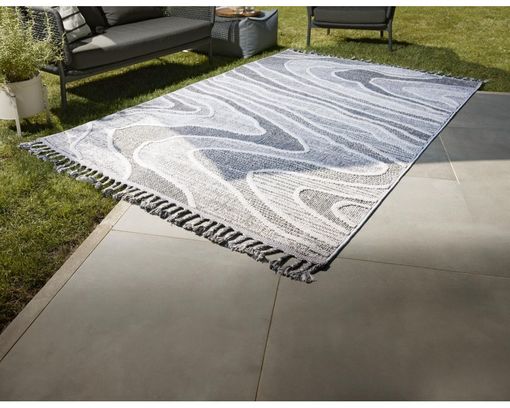 Interliving Outdoorteppich G8020 Linien, ca. 65x130 cm - Grau - 3
