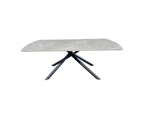 Couchtisch "Hilmar", Marmoroptik - Grau/Schwarz - 1