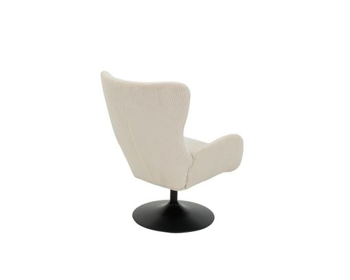 Sessel "Heddy", drehbar, Cord, beige - Beige - 4