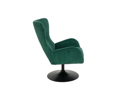 Sessel "Heddy", drehbar, Cord, grün - Grün - 3