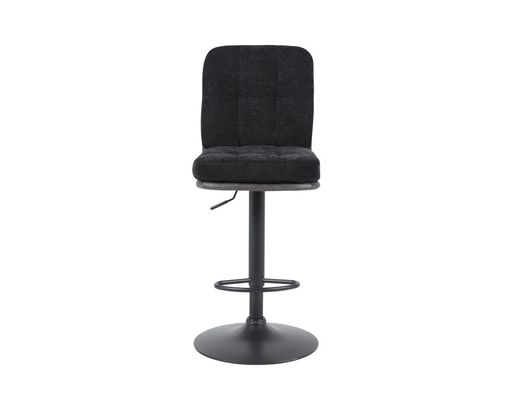 Barhocker "Hof", schwarz/Vintage anthrazit - Schwarz / Vintage anthrazit - 1
