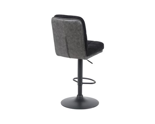 Barhocker "Hof", schwarz/Vintage anthrazit - Schwarz / Vintage anthrazit - 3