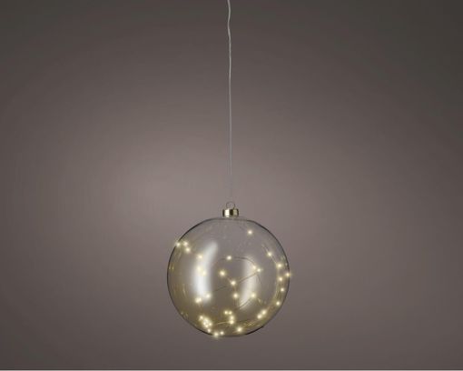 LED-Kugel "Amber", ca. 20 cm - Durchsichtig - 2