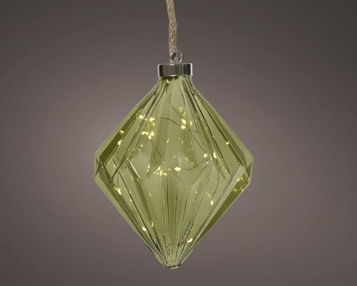 LED-Diamant grün, ca. 20 cm - Grün - 1