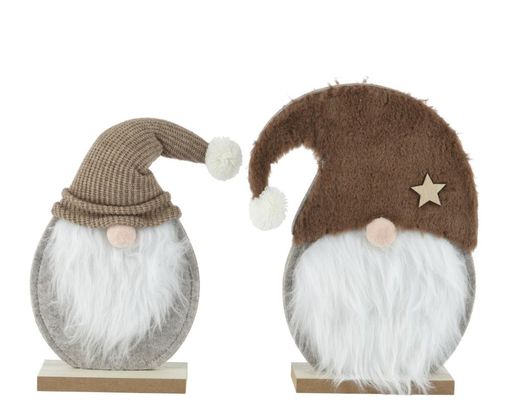 Deko-Zwerg, ca. 25,5 cm - Braun/Beige - 1