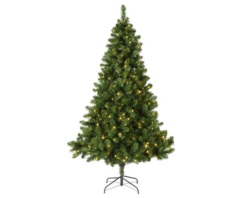 Weihnachtsbaum inkl. Lichterkette, ca. 180 cm hoch - Grün - 1