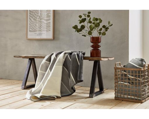 Interliving Decke 9114, ca. 150x200 cm, grau - Grau - 1