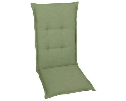 Sesselpolster hoch, wasserabweisend, grün - Grün - 1
