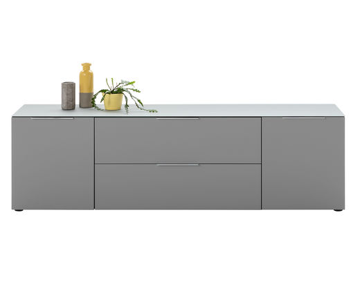 Lowboard "Menden" anthrazit, ca. 180 cm - anthrazit - 1