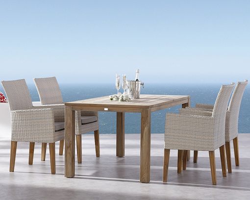 Tisch Moretti 180cm - Teak grey-wash - 1