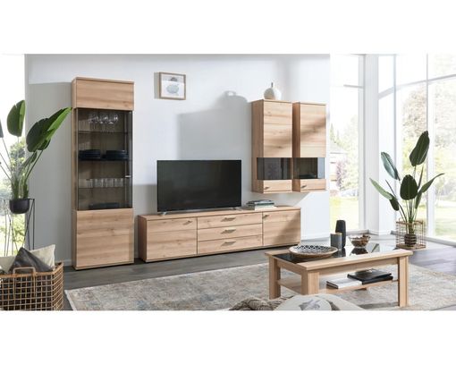 Interliving Wohnwand 2110, Naturbuche-Nachbildung - Braun - 1