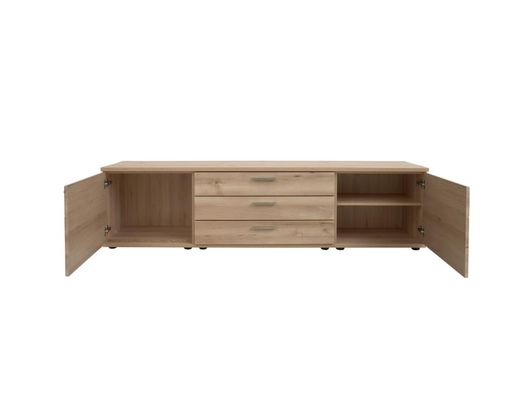 Interliving Wohnwand 2110, Naturbuche-Nachbildung - Braun - 6