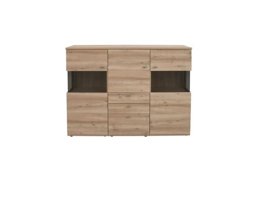 Interliving Highboard 2110, ca. 180x132 cm - Naturbuche-Nachbildung - 2