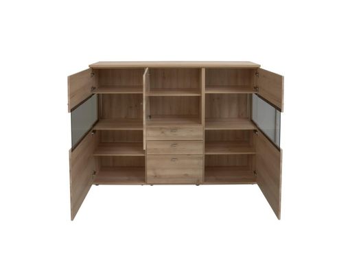 Interliving Highboard 2110, ca. 180x132 cm - Naturbuche-Nachbildung - 5