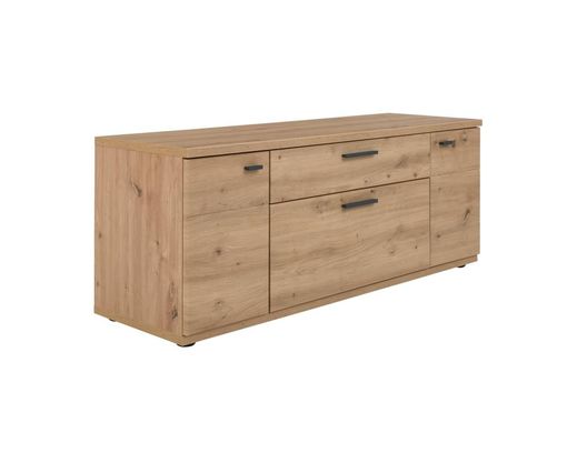 Interliving Wohnwand 2110, Alteiche Dekor - Braun - 4
