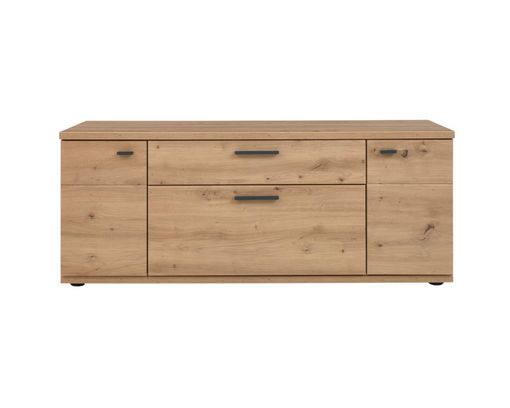 Interliving Wohnwand 2110, Alteiche Dekor - Braun - 5