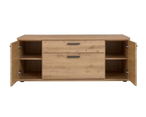 Interliving Wohnwand 2110, Alteiche Dekor - Braun - 7