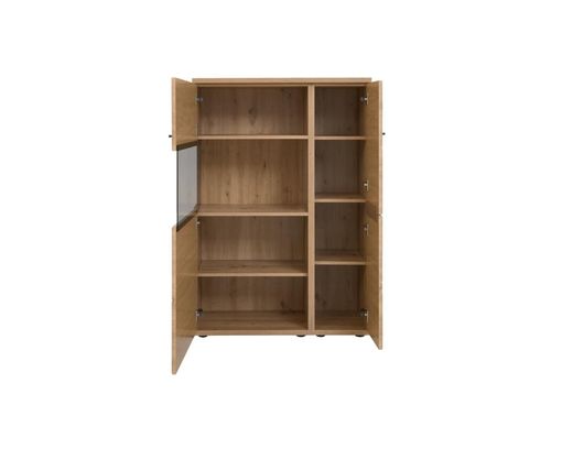 Interliving Wohnwand 2110, Alteiche Dekor - Braun - 8