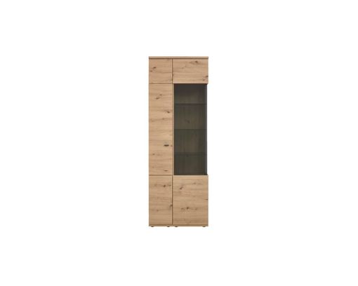 Interliving Wohnwand 2110, Alteiche Dekor - Braun - 10